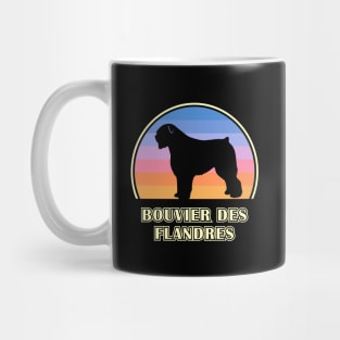 Bouvier des Flandres Vintage Sunset Dog Mug